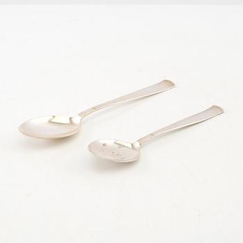 Jacob Ängman, bestick 88 delar, silver, "Rosenholm", GAB, Eskilstuna, 1950/70-tal.