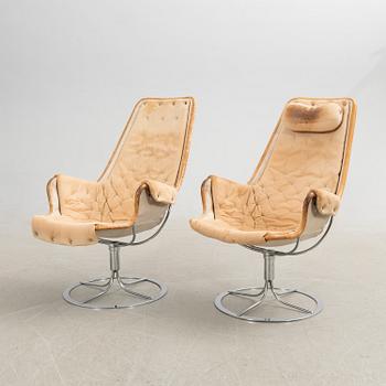 Bruno Mathsson, armchairs, a pair, "Jetson", second half of the 20th century.