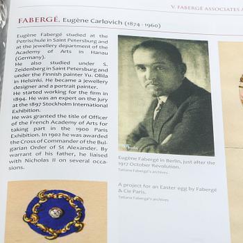"FABERGÉ, A COMPREHENSIVE REFERENCE BOOK", Tatiana F. Fabergé, Valentin V. Skurlov, Eric-Alain Kohler. Genéve 20.