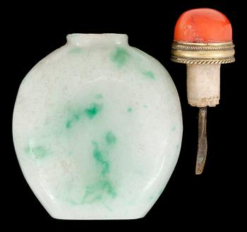 SNUSFLASKA, sannolikt Jade, 1800/1900-tal.