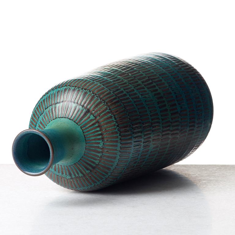 Stig Lindberg, a stoneware vase, Gustavsberg studio 1961.