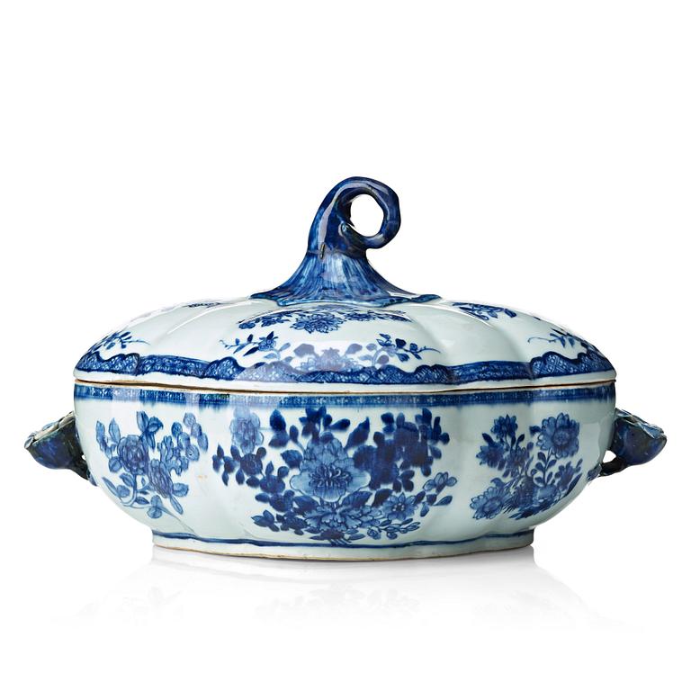 TERRIN med LOCK, kompaniporslin. Qingdynastin, Qianlong (1736-95).