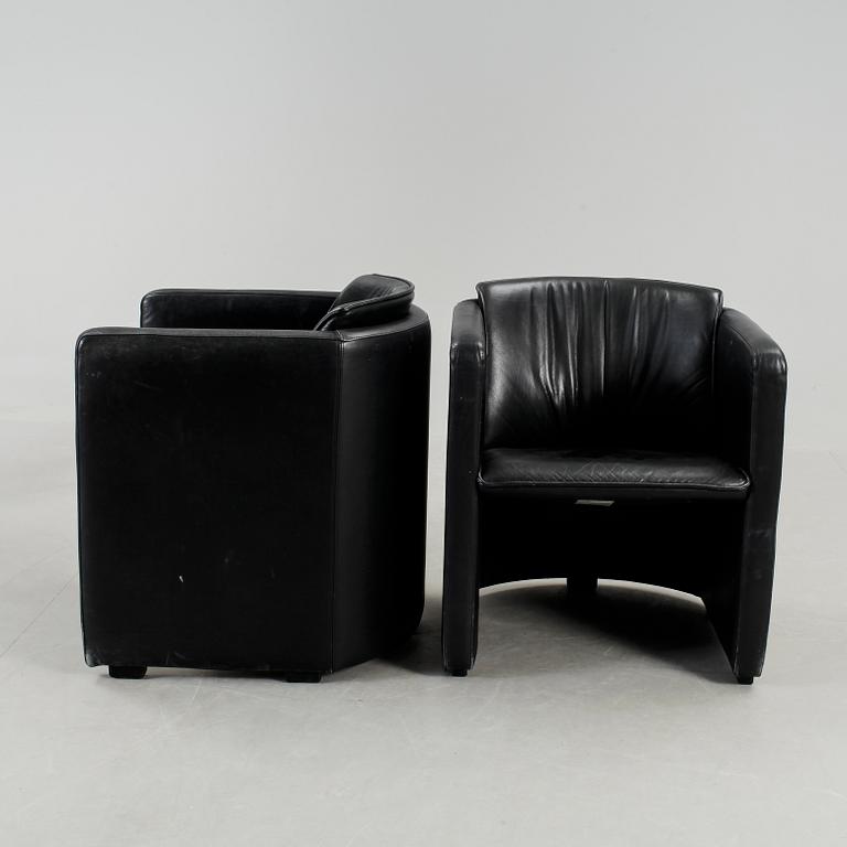 FÅTÖLJER, ett par, "Fiabo Armchair - Leolux", Hugo de Zeeuw.