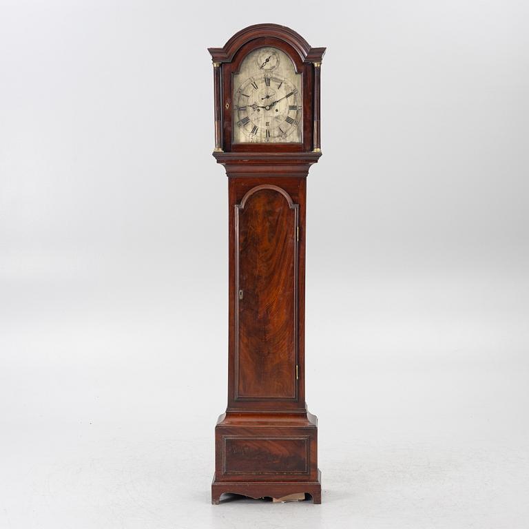 Longcase clock, 19th century, England.