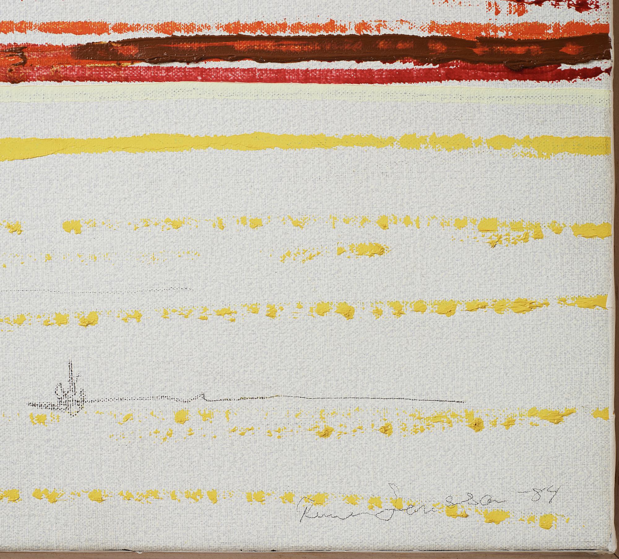 RUNE JANSSON, oil on canvas signed and dated 84.