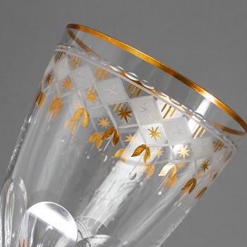 GLASSERVIS, 66 delar, "Odelberg Junior", Kosta, 1900-talets andra hälft.