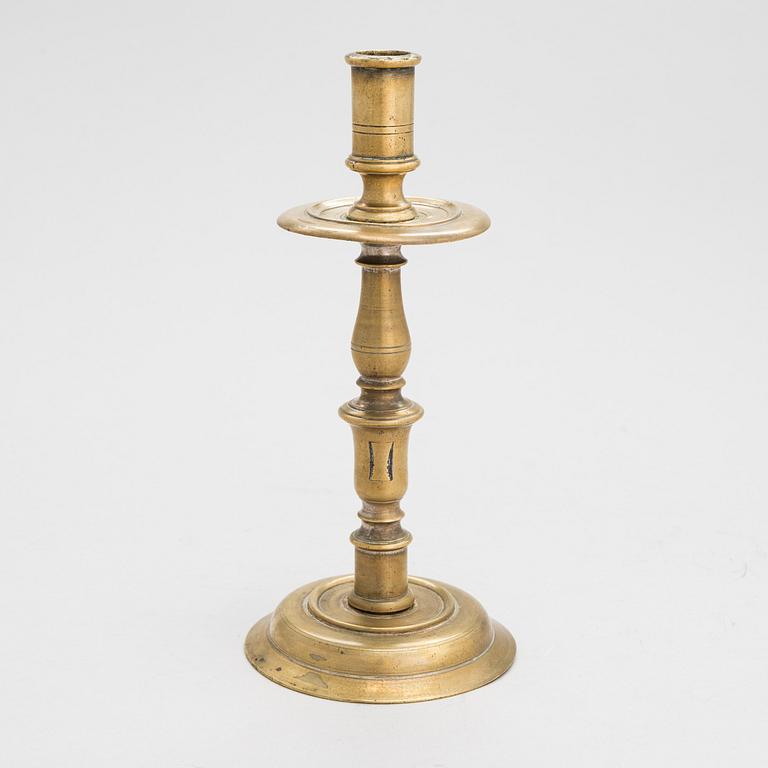A candlesticks, possiblySpain latter half of 17th century.