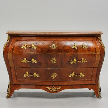 A Swedish Rococo commode attributed to P. Gyllenberg (master in Stockholm 1767-85).