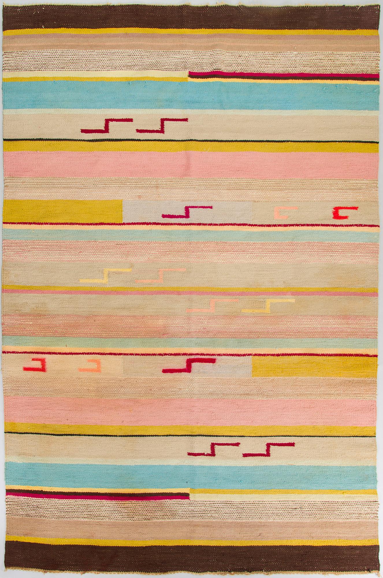 Elsa Kallio, matto, Kotilieden aitta, 1930-luku. Ca 285 x 190 cm.