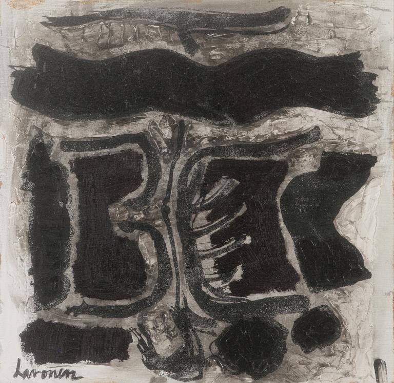 Ahti Lavonen, oil on canvas, laid on board, signed.