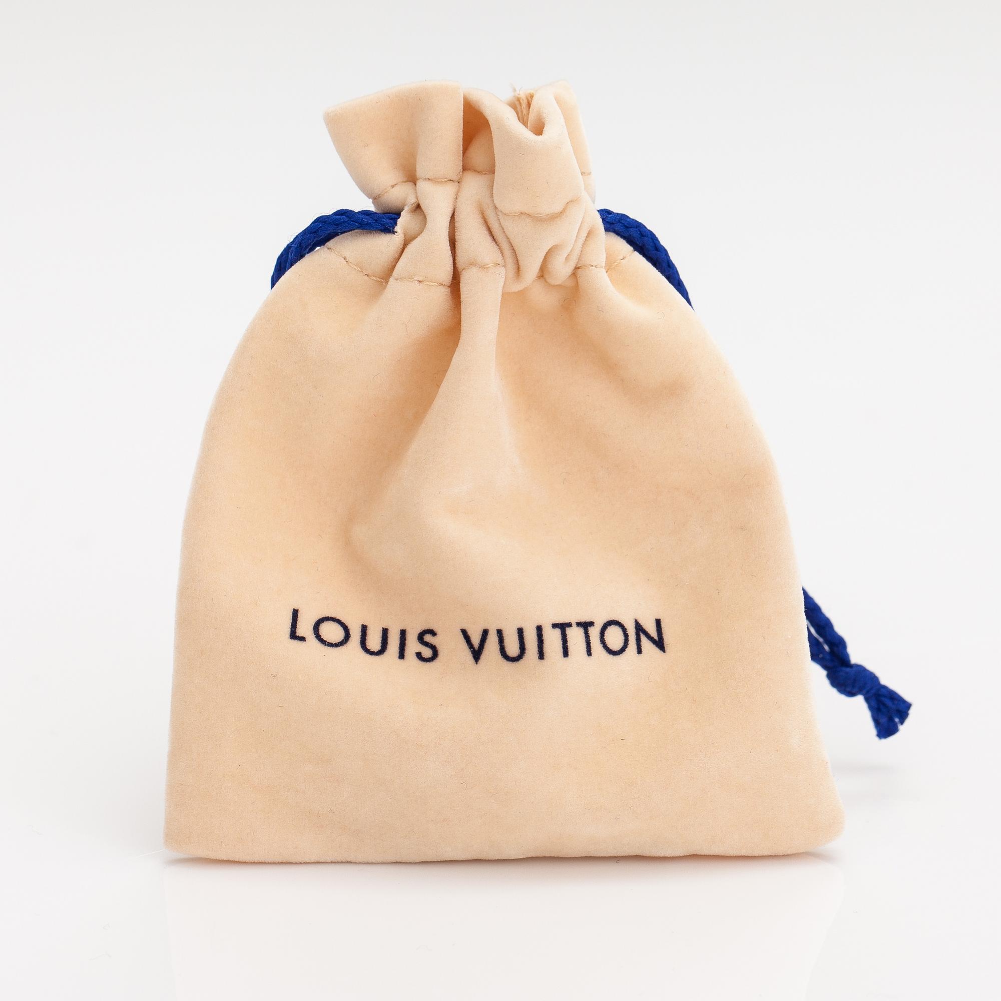 Louis Vuitton, "Essential V Planète" halsband. Märkt Louis Vuitton Paris, Made in Italy.