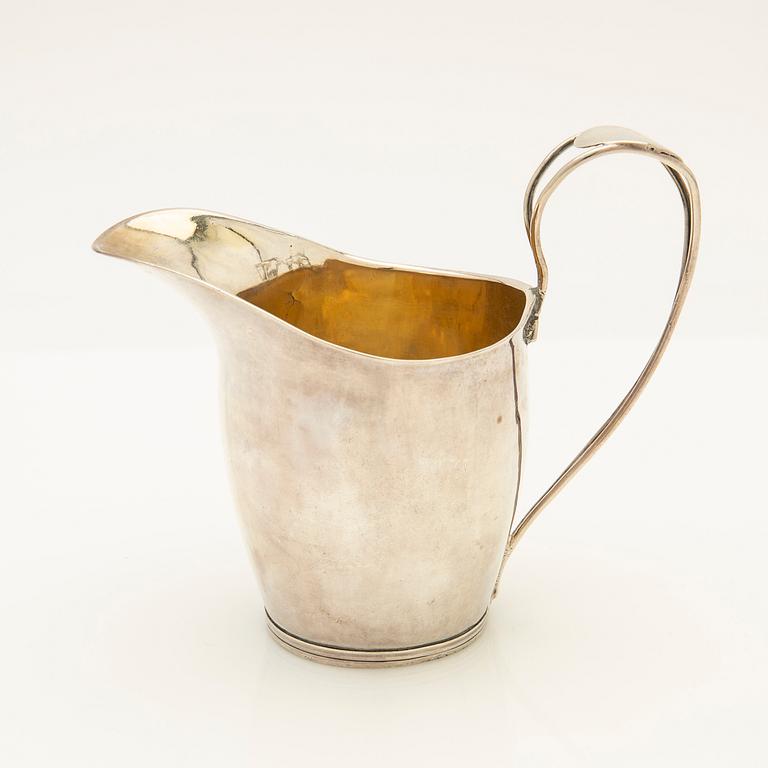 Cream jug, silver, Empire, 1818.