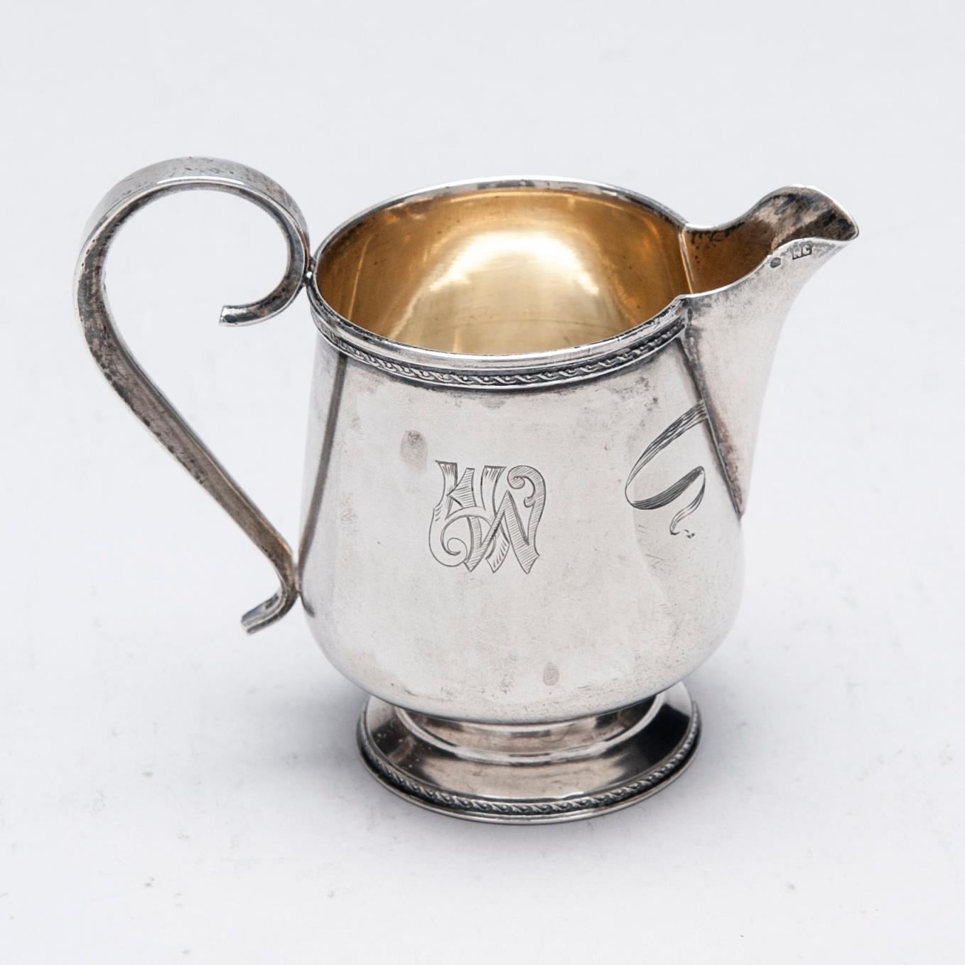 GRÄDDSNÄCKA, silver, Russland, 1800/1900-tal. Vikt 106,8 g.