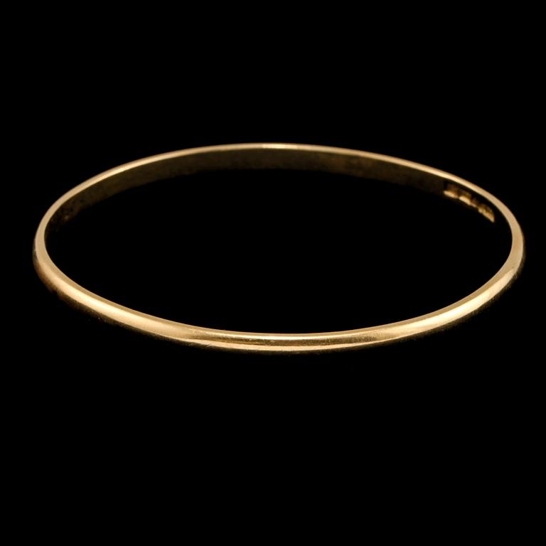 ARMBAND, 18k guld, Ahlqvist Ur & Guld, Borås, 1986. Vikt 21 g.