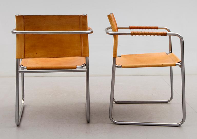 KARMSTOLAR, 1 par, "Amiral", Karin Mobring, IKEA, 1900-talets andra hälft.