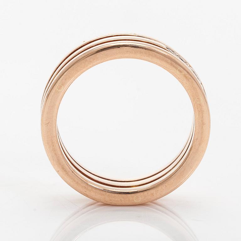 Ring, brilliant cut diamonds, 14K gold.