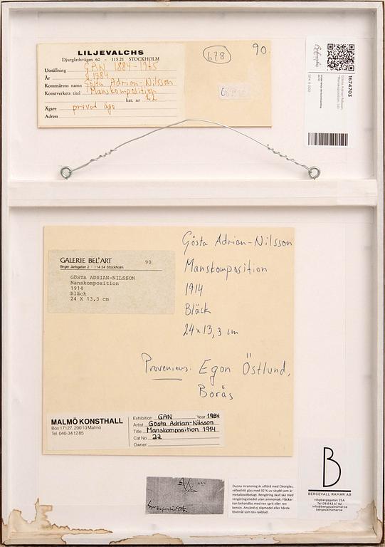 Gösta Adrian-Nilsson, "Man's Position".