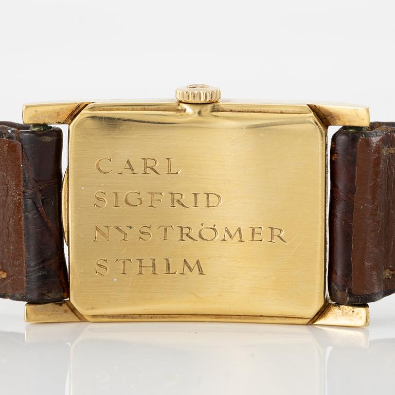 Omega, wristwatch, 23.8 x 27.6 (37) mm.