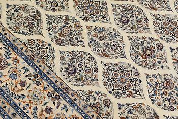 Matta, Nain, part silk, s.k. 6 LAA, ca 265 x 204 cm.