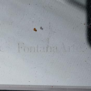 Gae Aulenti, soffbord, "Tavolo con Ruote", Fontana Arte, Italien.