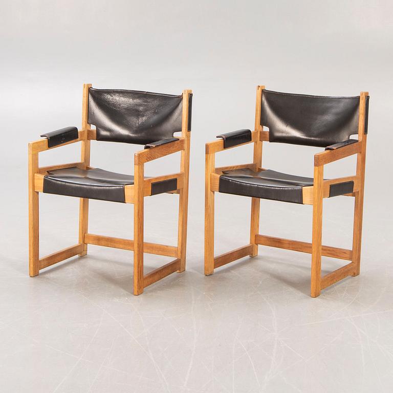 Sven Kai-Larsen, karmstolar, ett par, Rälta snickeri, 1960-tal.