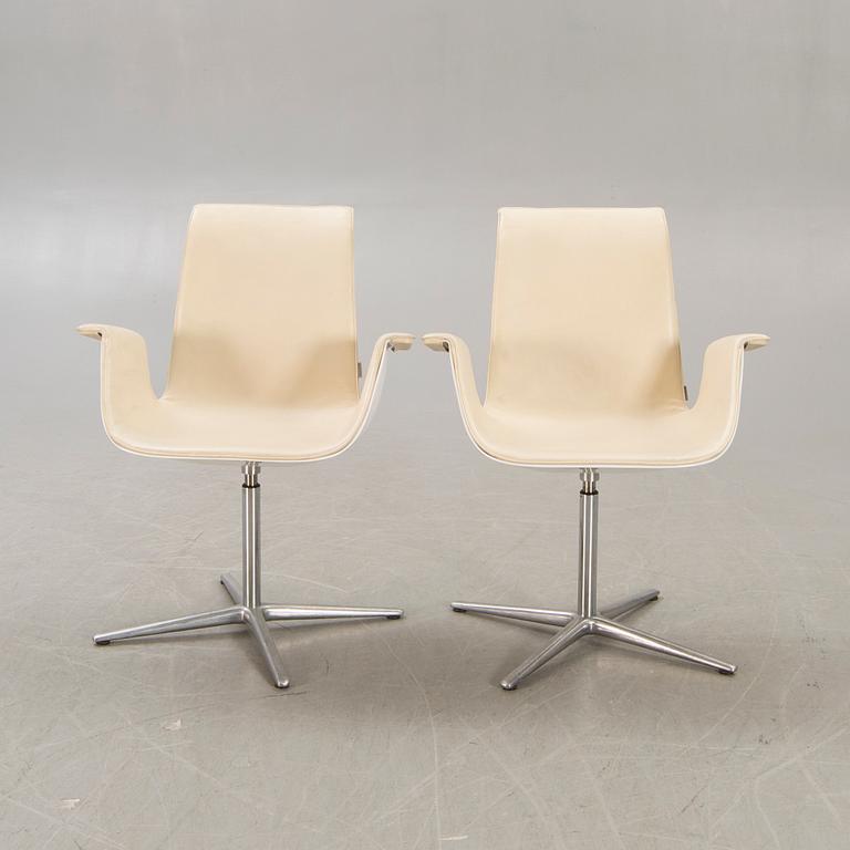 Preben fabricius & Jørgen Kastholm, a "Bucket chair" for Walter Knoll Germany later part of the 20th century.