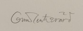 Oscar Reutersvärd,  two litographs, signed and numbered 30/190 and 23/190.