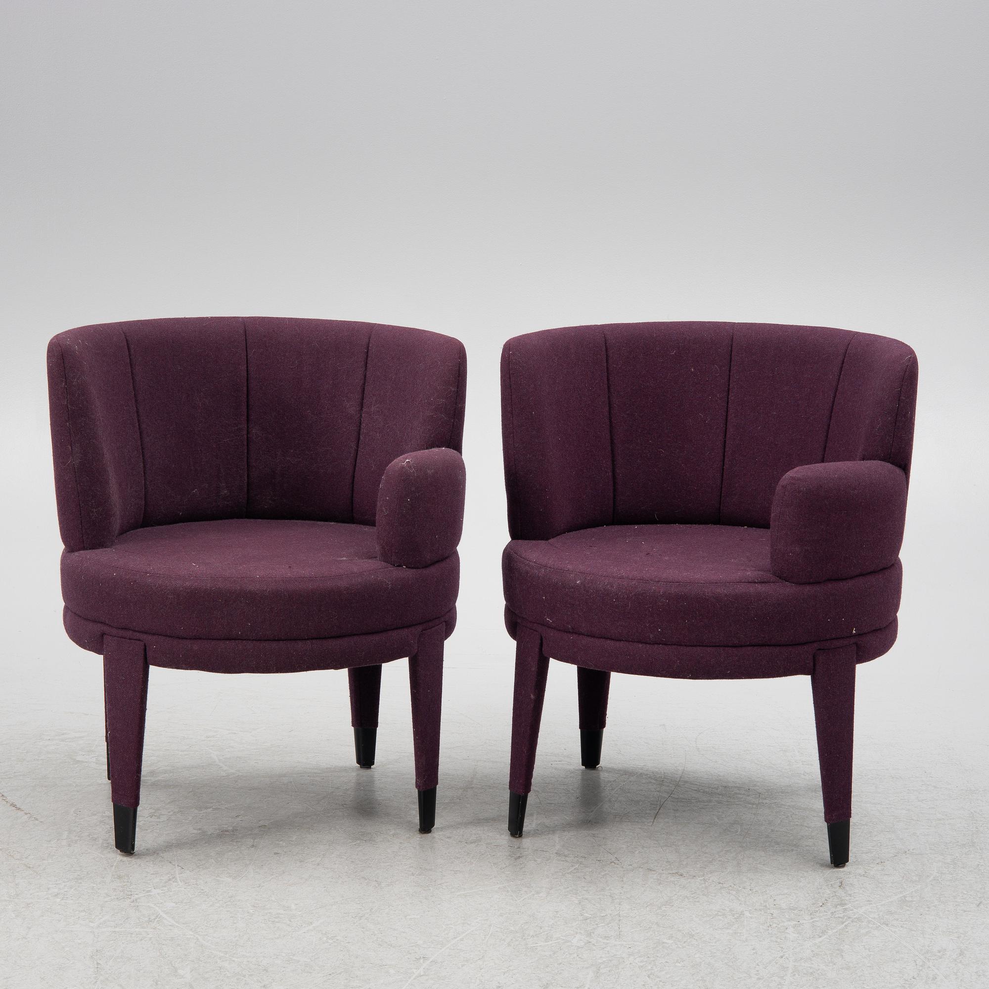 Fåtöljer, ett par, 2000-tal,.