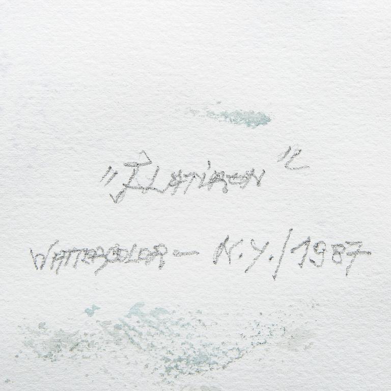 Jorge Castillo, a signed and dated water colour.