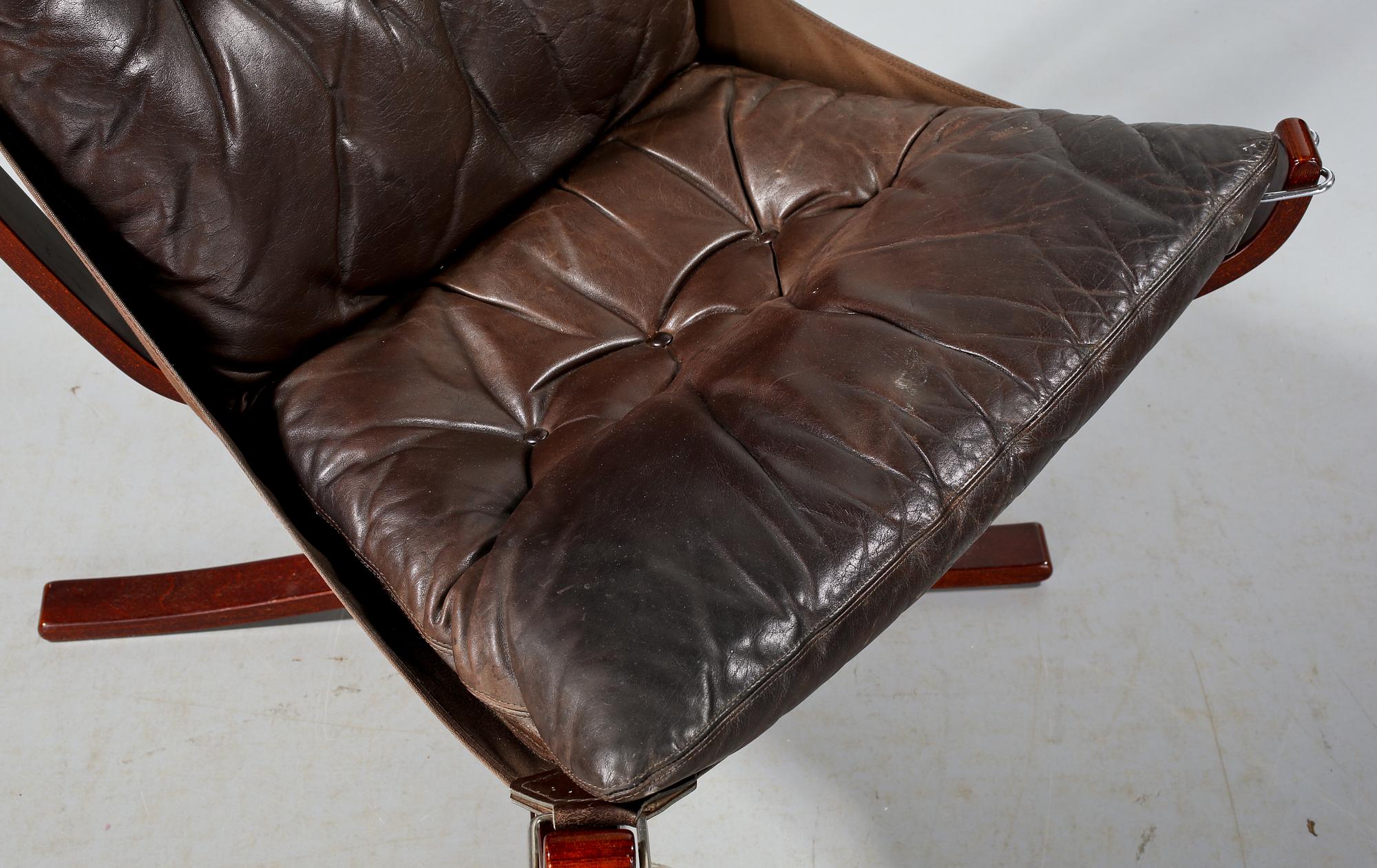 FÅTÖLJ, "Falcon chair", Sigurd Russel, Vatne möbler, Norge, 1900-talets andra hälft.