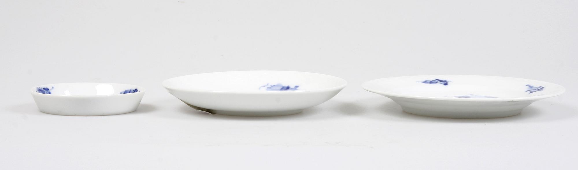 KAFFESERVIS, 27 delar, porslin, "Blå blomst", Kongl Dansk.