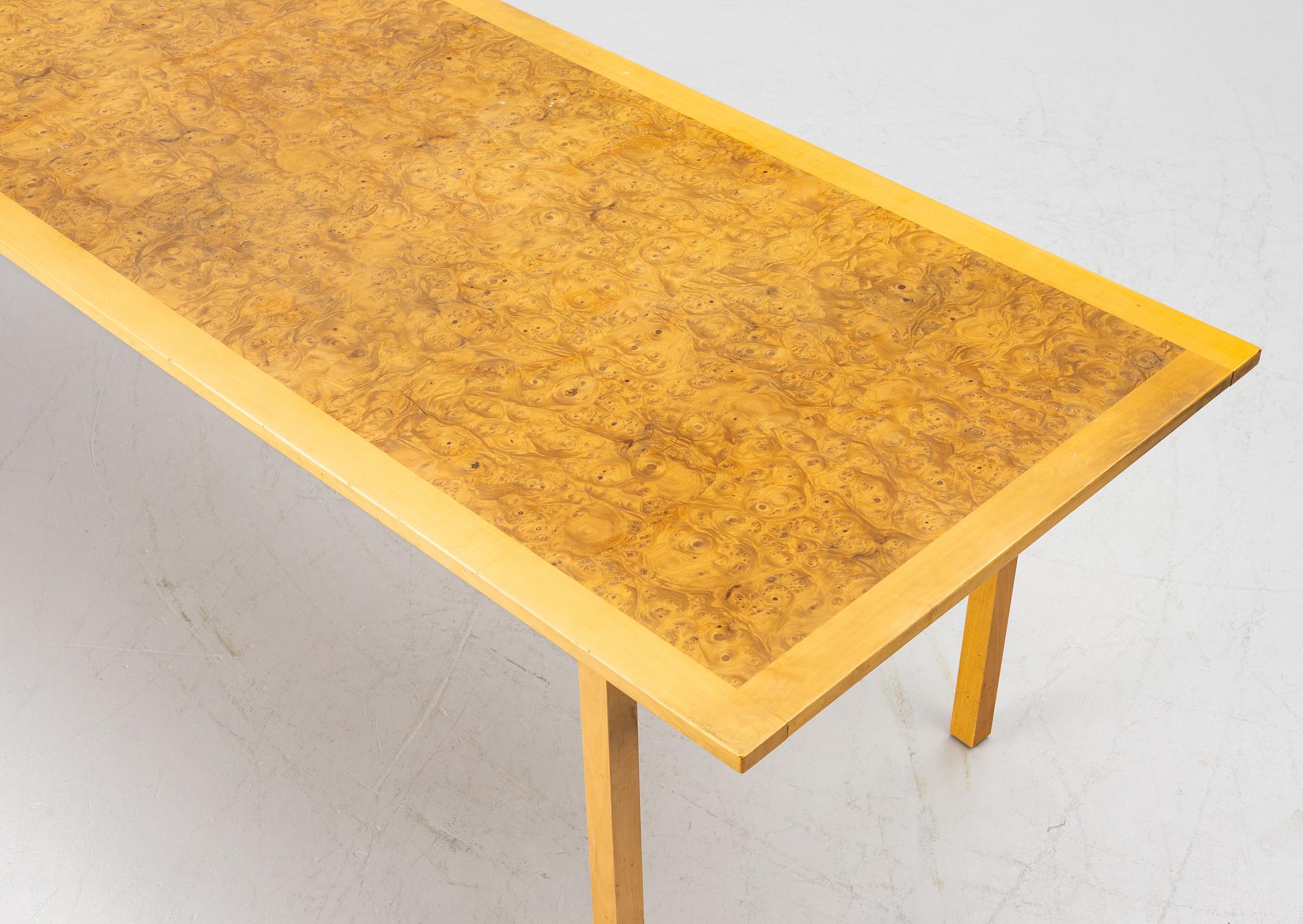 Dining table, late 20th century.