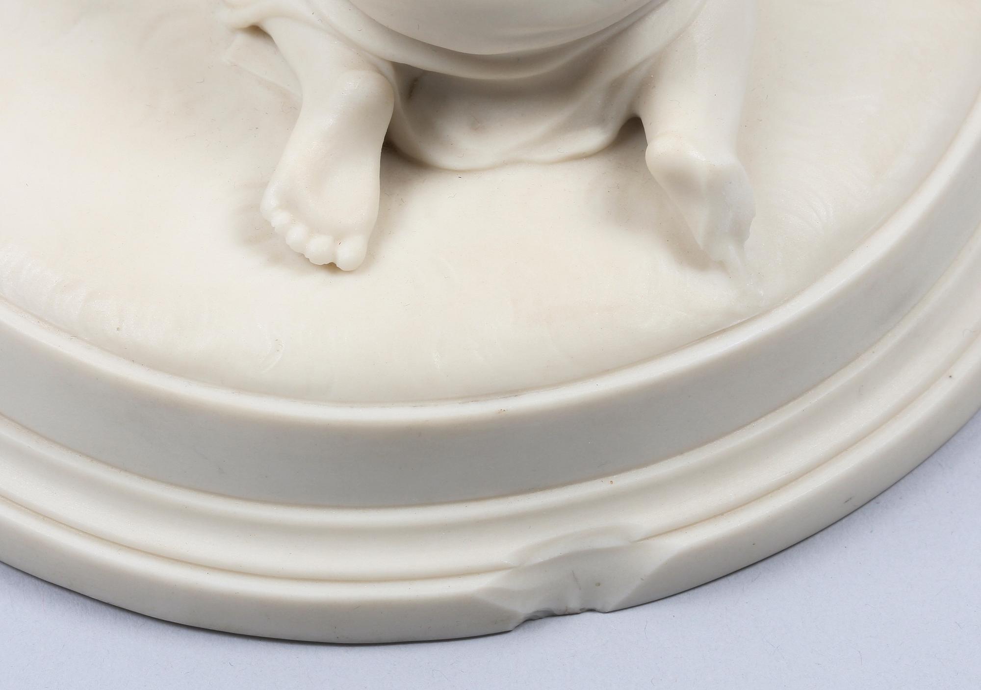 FIGURIN, parian. Gustavsberg.