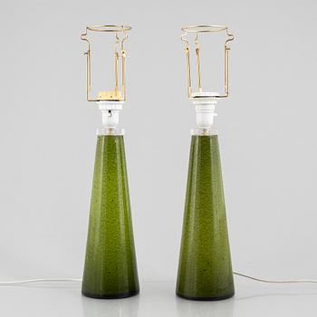 A pair of table lamps, second half of the 20th Century.