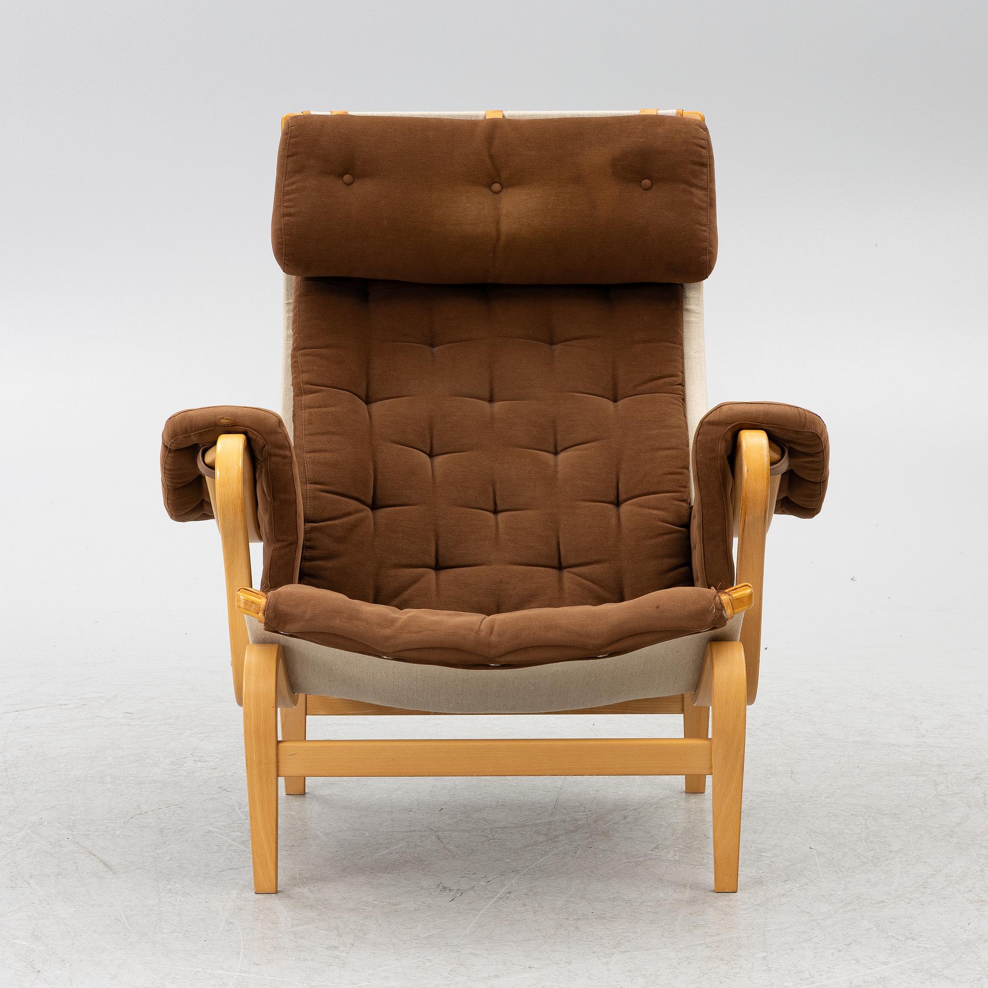 Bruno Mathsson, a 'Pernilla' armchair, Dux.