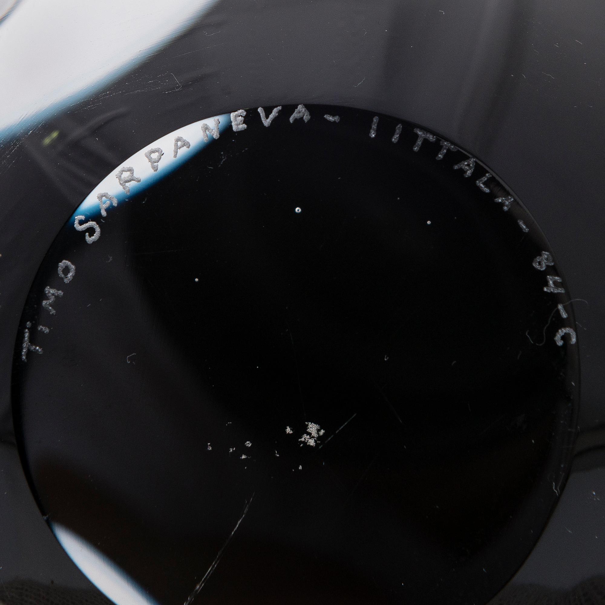 TIMO SARPANEVA, a 'Claritas' glass sculpture, signed Timo Sarpaneva, Iittala -84-C.