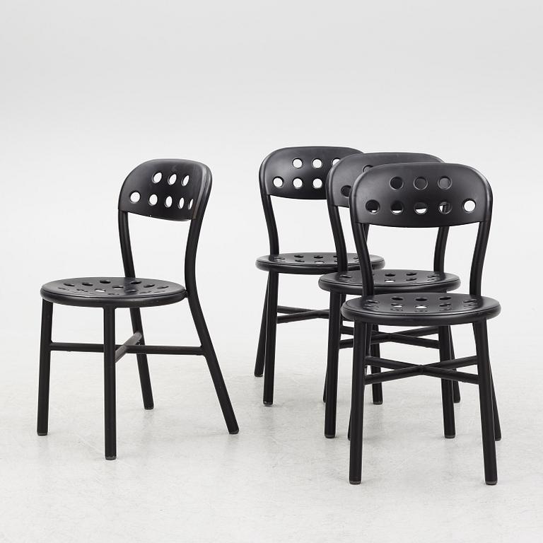 Jasper Morrison, four "Pipe" chairs, Magis.