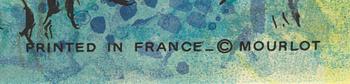 MARC CHAGALL, efter, affisch, Mourlot, Paris,
