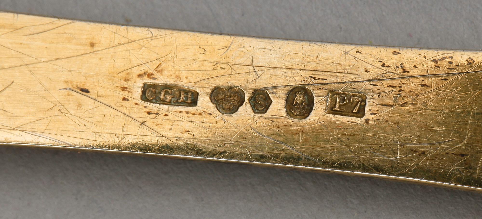 SKEDAR, 7 st, silver, Sverige 1900-tal. Tot vikt ca 130 gram.