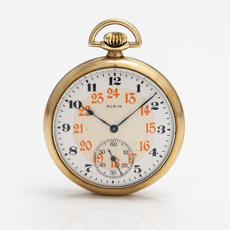 Elgin, pocket watch, 44 mm.