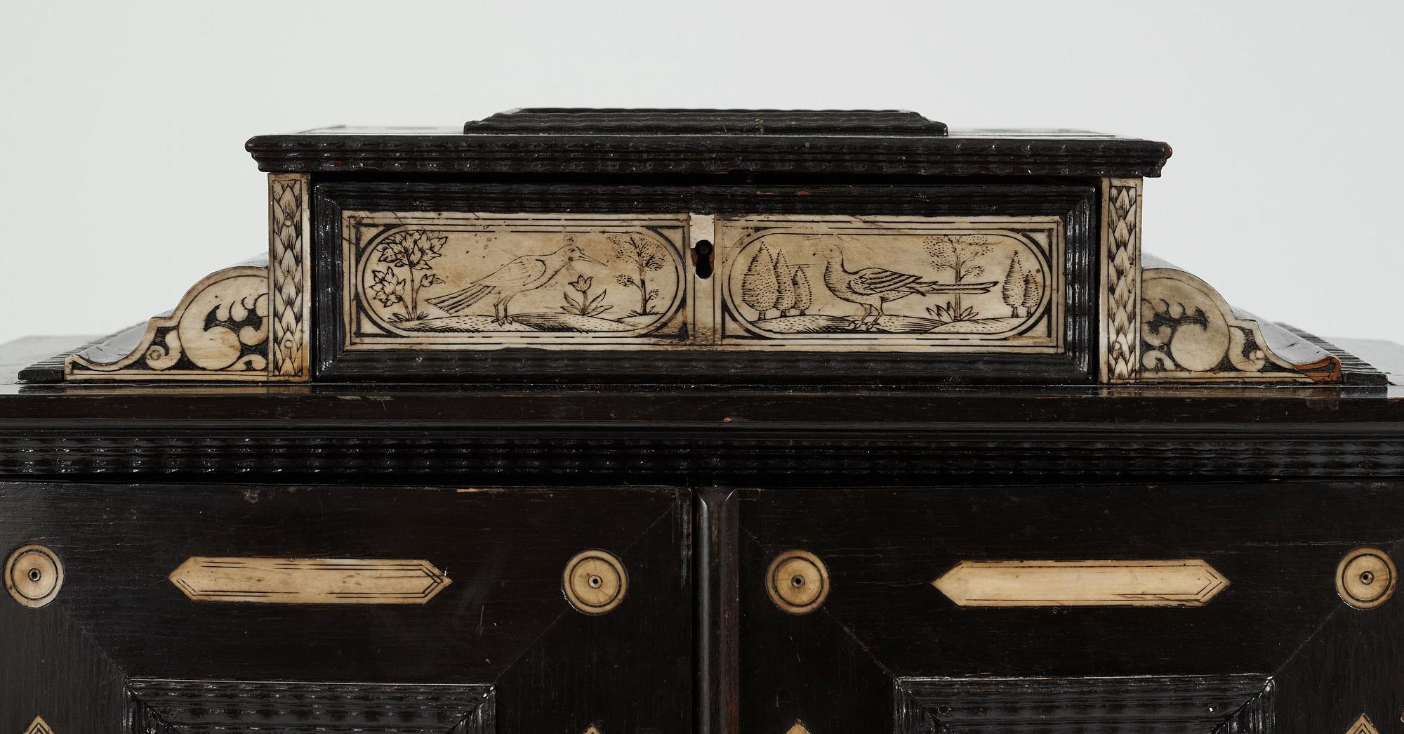 A Swedish cabinet from the late 17th century.