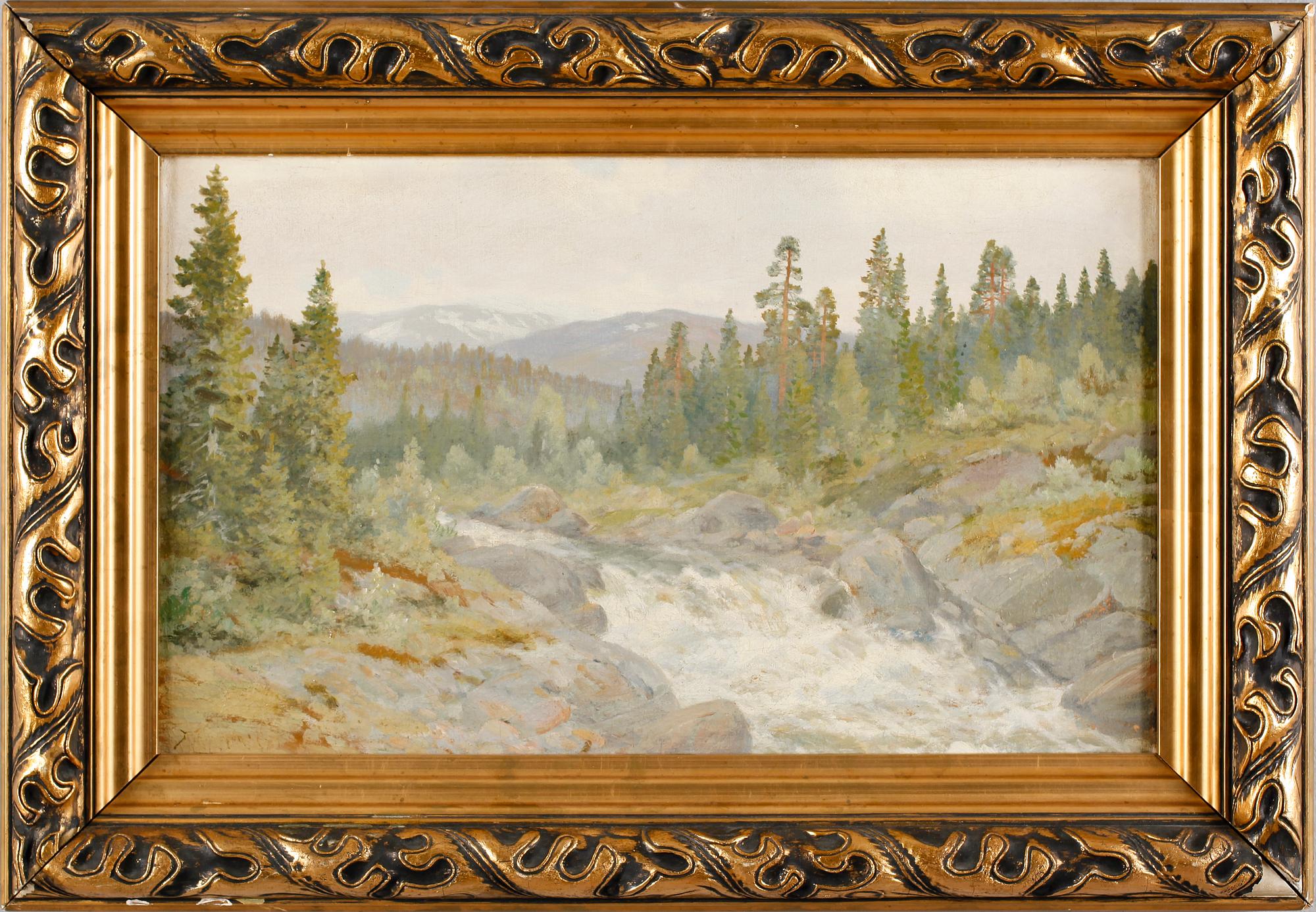 OKÄND KONSTNÄR, olja på duk, ej signerad, 1900-talets första hälft.