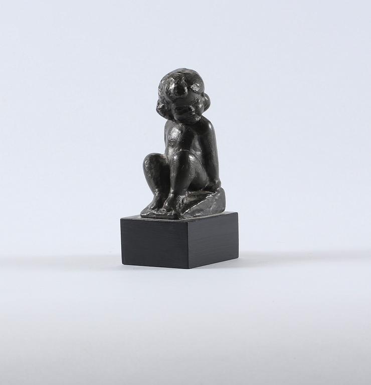 CARL-EINAR BORGSTRÖM, skulptur, brons.