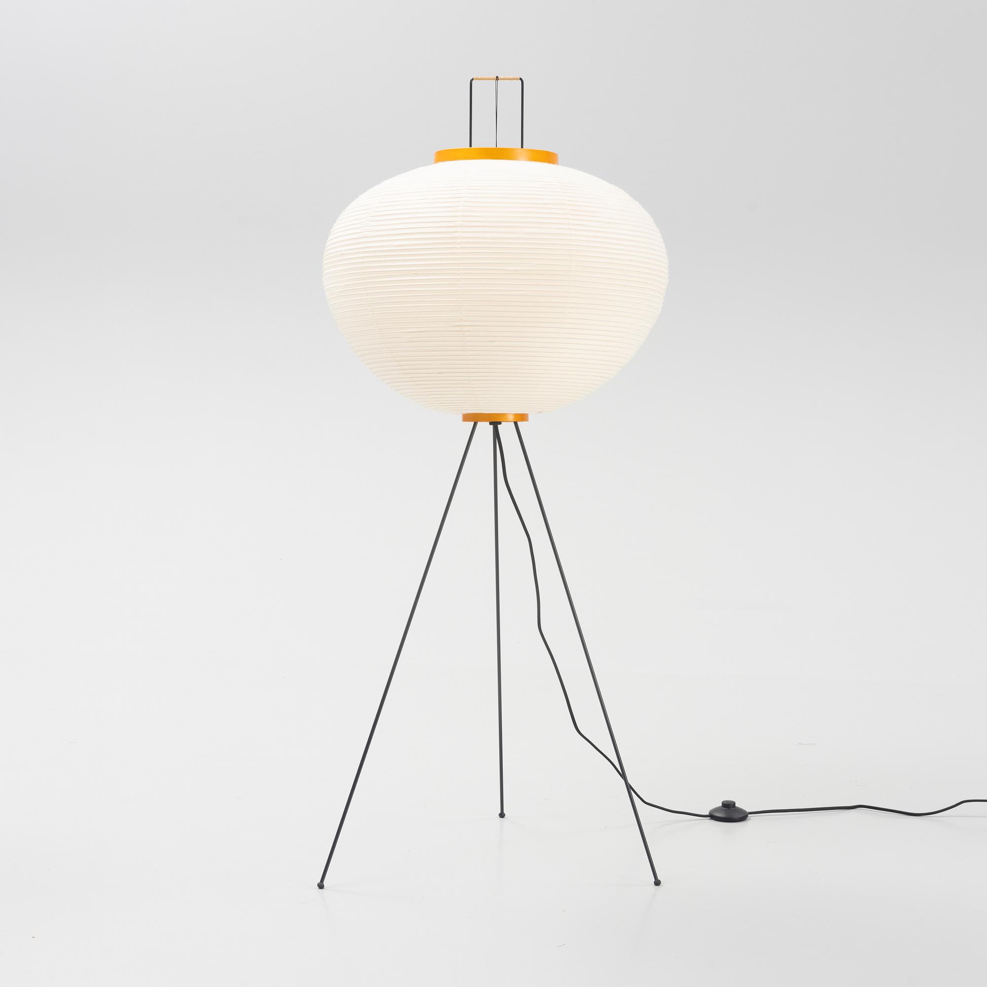 Isamu Noguchi, an 'Akari 10A' floor light, Vitra. Model designed 1951.