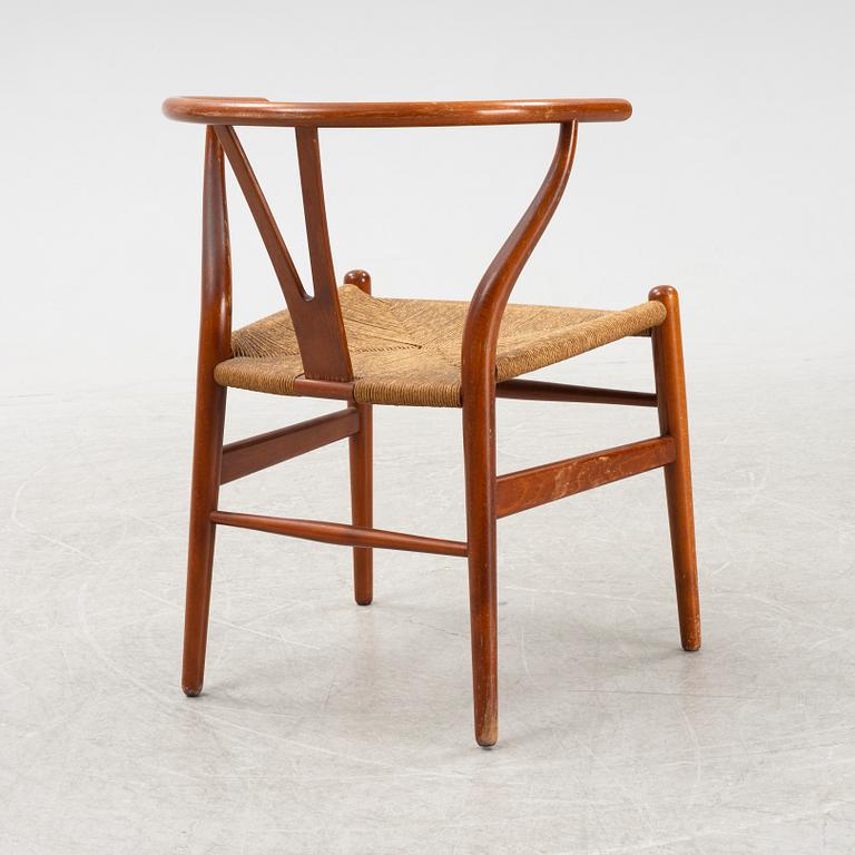 Hans J Wegner, a beech 'Y-chair' Carl Hansen & Son, Denmark.