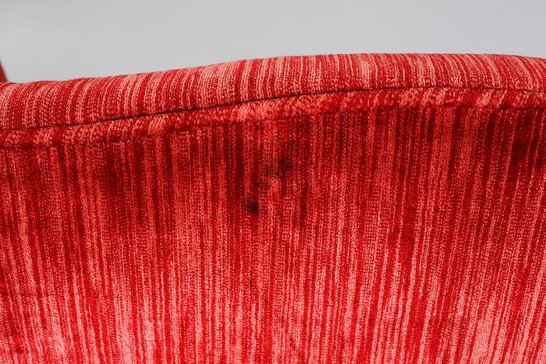 An armchair with a footrest, second half of the 20th century.