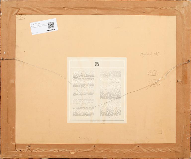 TYKO SALLINEN, akvarell, signerad och daterad -27.