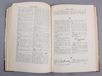 BOK, 3 volymer. Alfred von Wurzbach, Niederländisches Künstler-lexikon, Wien och Leipzig 1906-11.