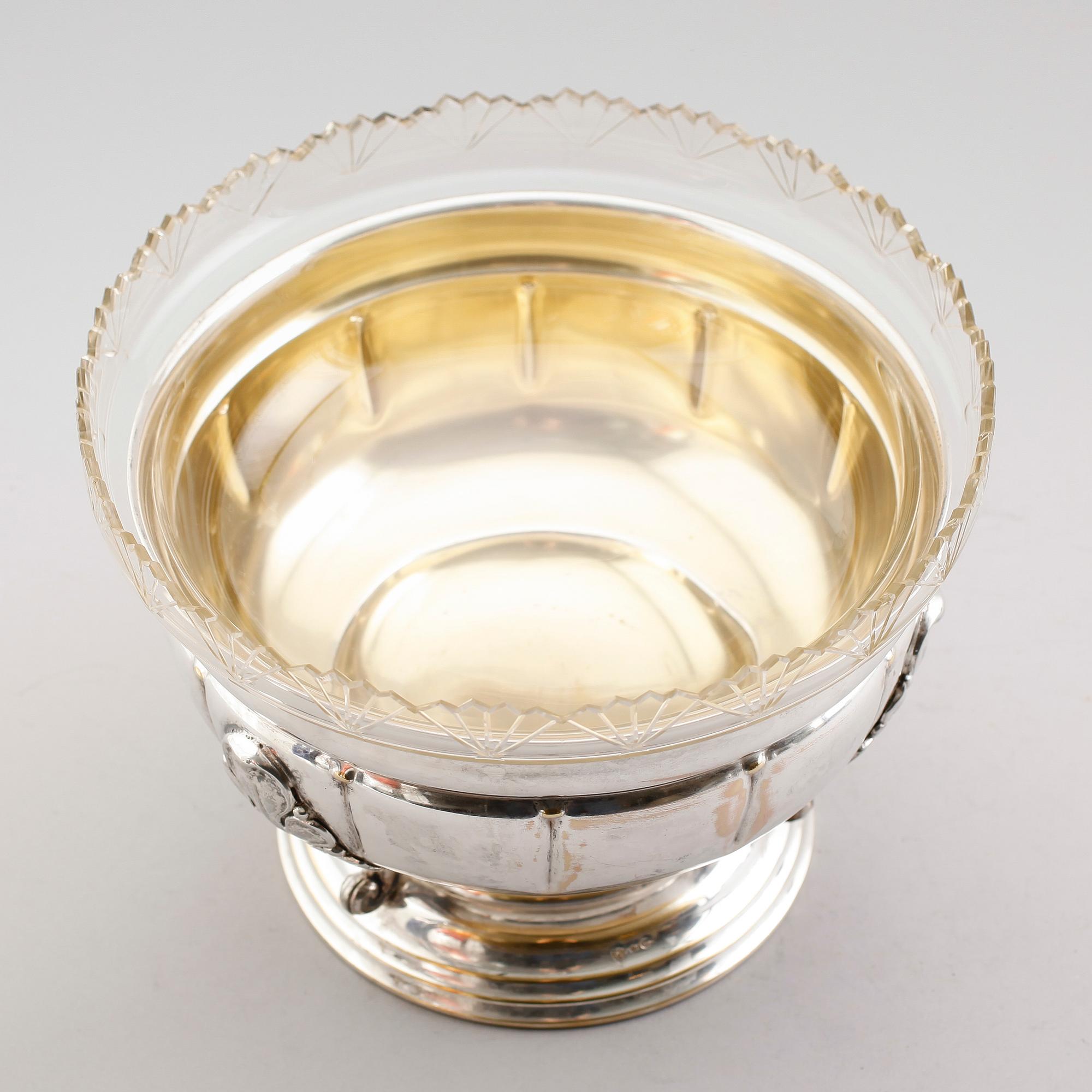 SKÅL, nysilver, Danmark, 1900-talets första hälft.