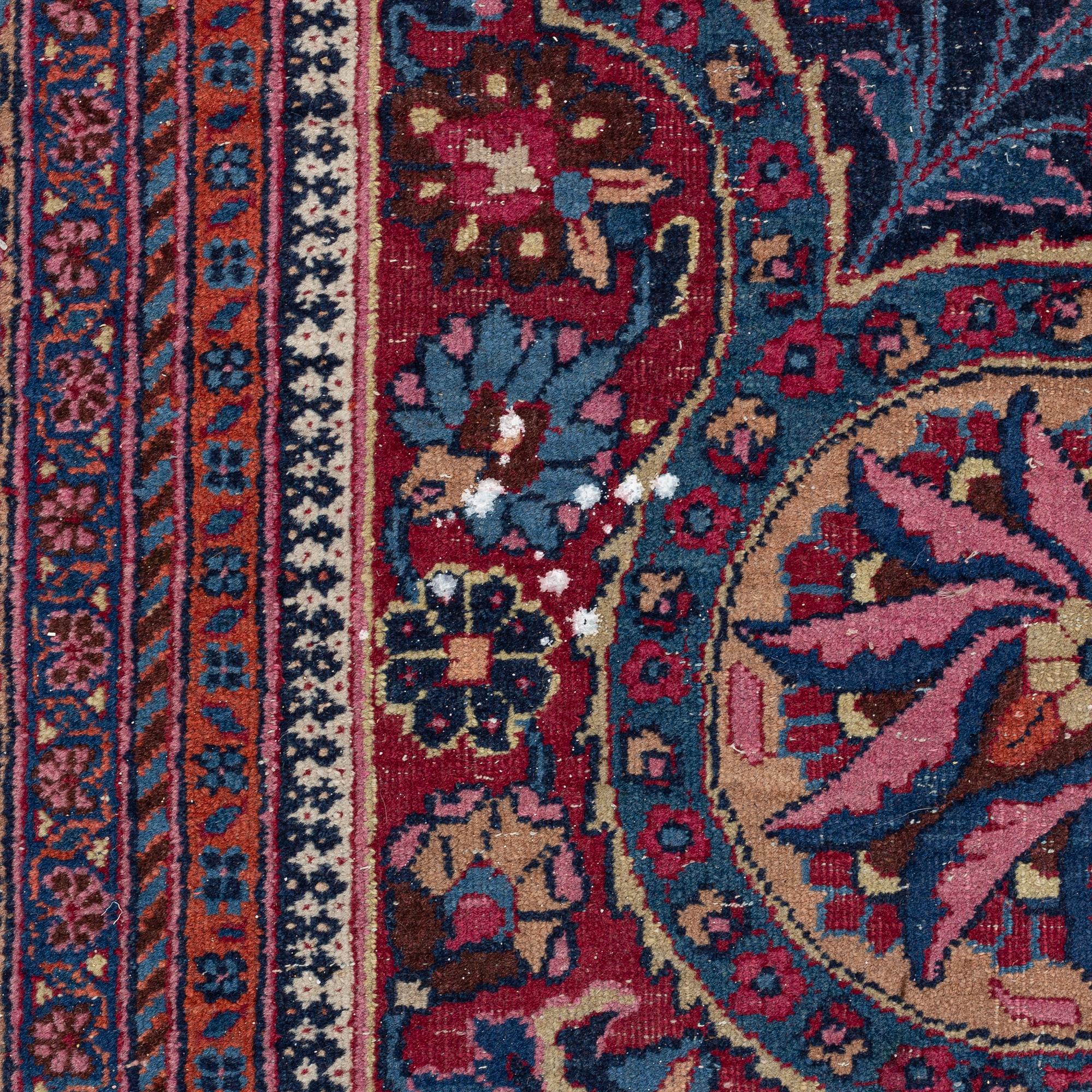 A Meshed carpet, c. 405 x 320 cm.